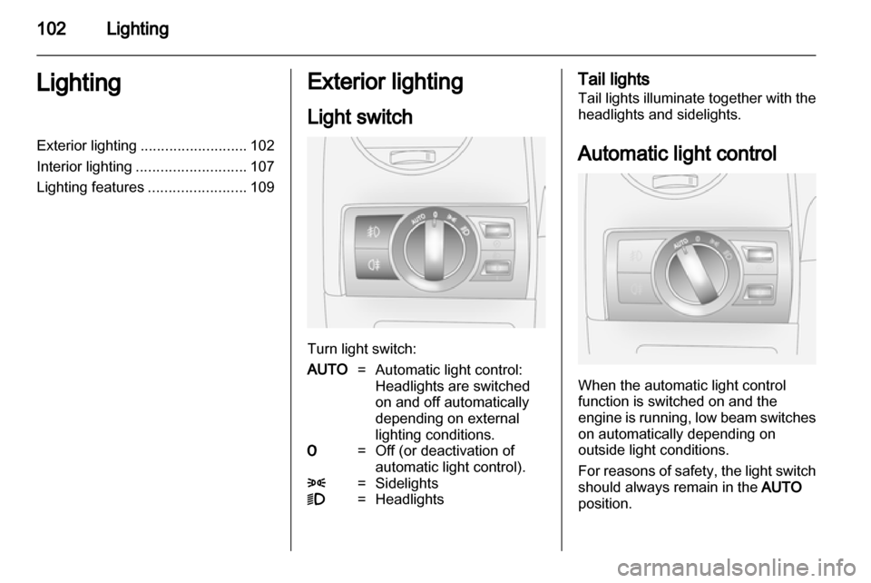 OPEL ANTARA 2011  Owners Manual 
