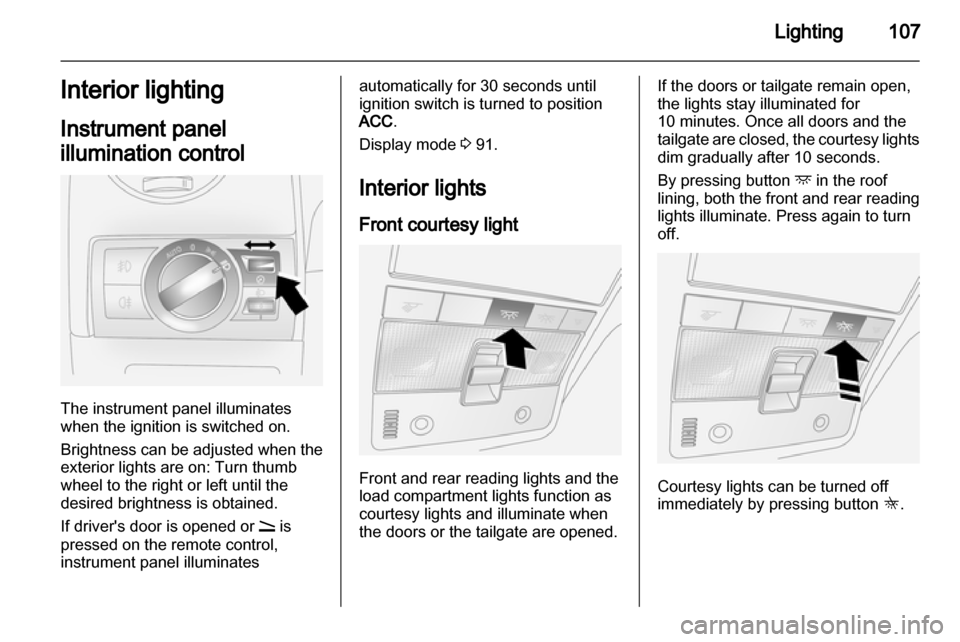 OPEL ANTARA 2011  Owners Manual 
