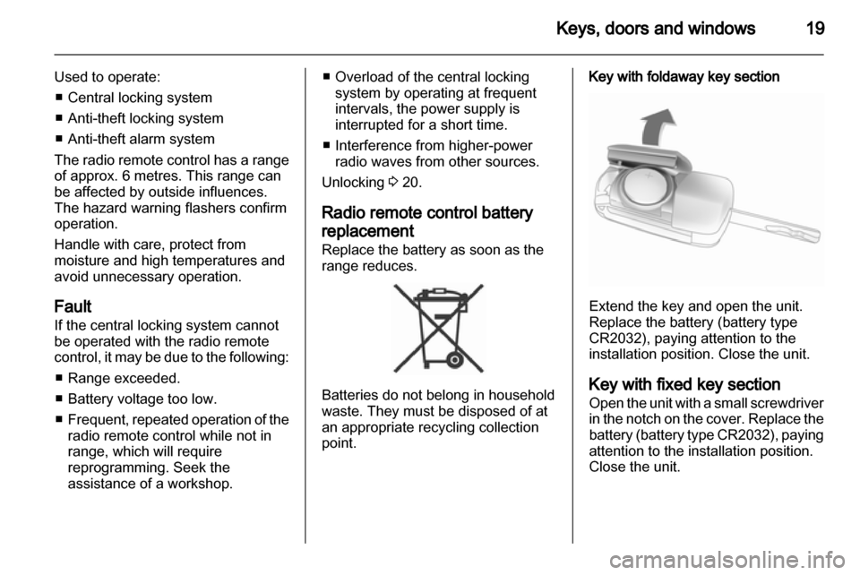 OPEL ANTARA 2011  Owners Manual 