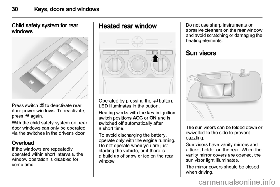 OPEL ANTARA 2011  Owners Manual 