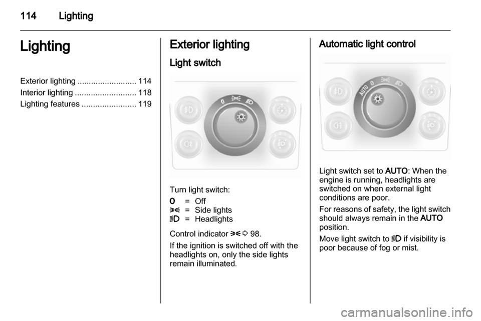 OPEL ASTRA H 2010.5  Owners Manual 