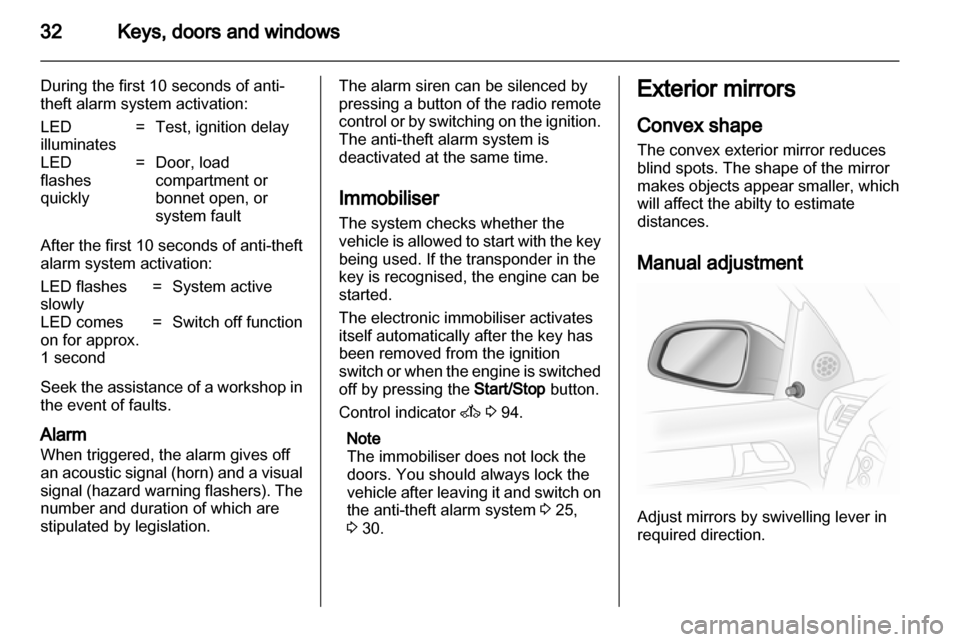OPEL ASTRA H 2010.5  Owners Manual 