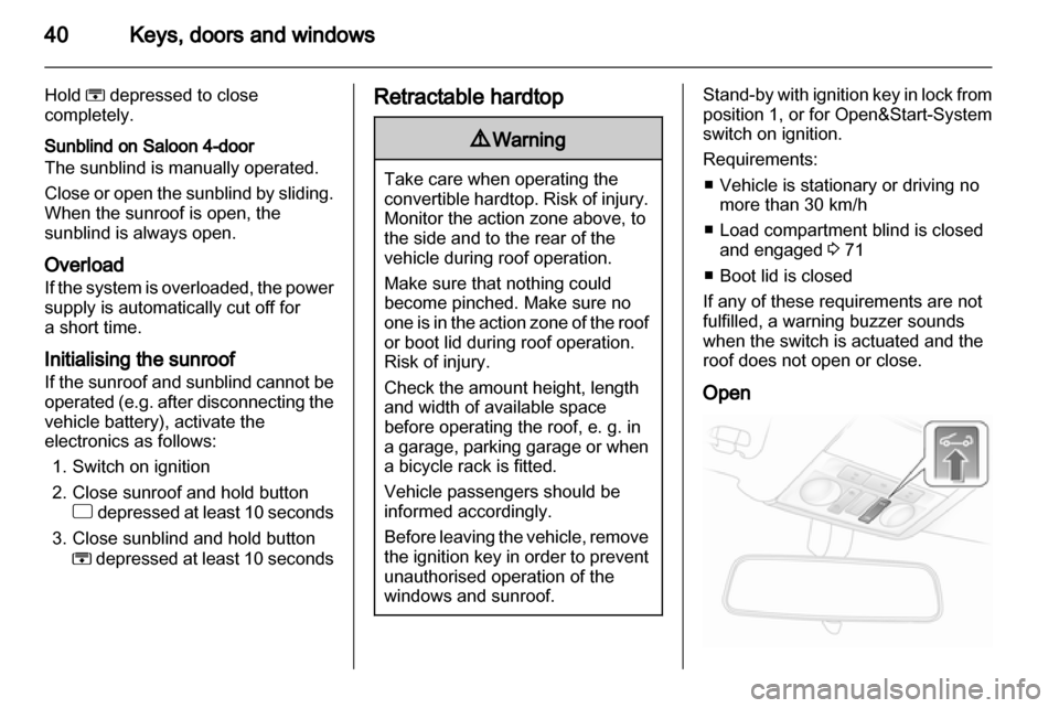 OPEL ASTRA H 2010.5  Owners Manual 