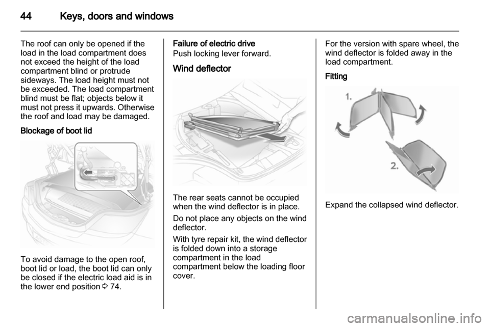 OPEL ASTRA H 2010.5  Owners Manual 