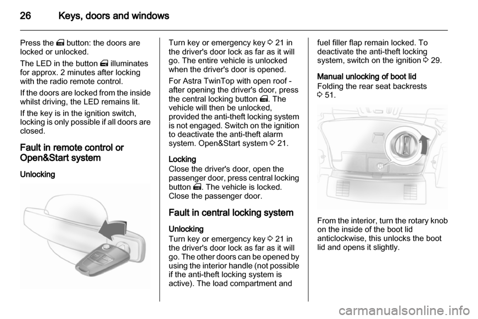 OPEL ASTRA H 2011  Manual user 