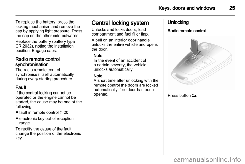 OPEL ASTRA H 2011.5  Owners Manual 
