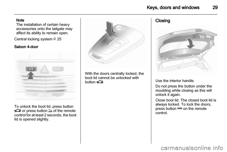 OPEL ASTRA H 2011.5  Owners Manual 
