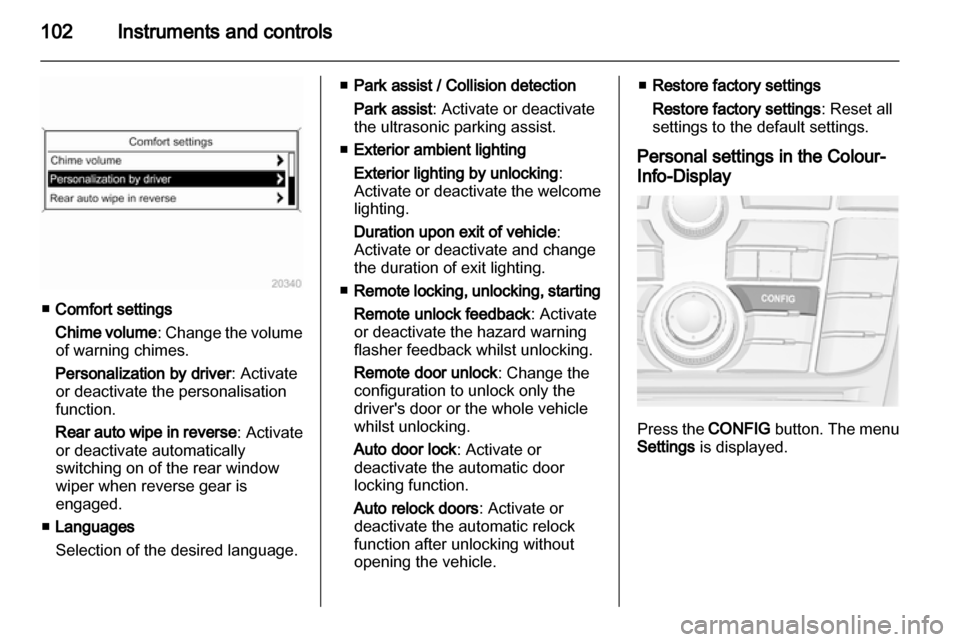 OPEL ASTRA J 2010.5  Owners Manual 