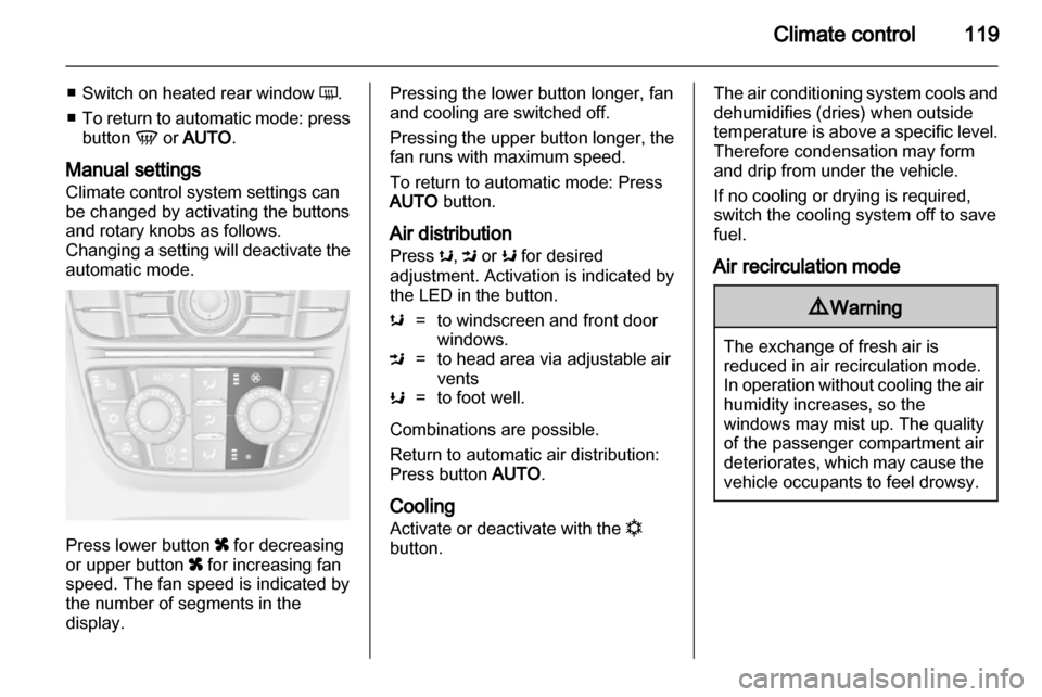 OPEL ASTRA J 2010.5  Owners Manual 