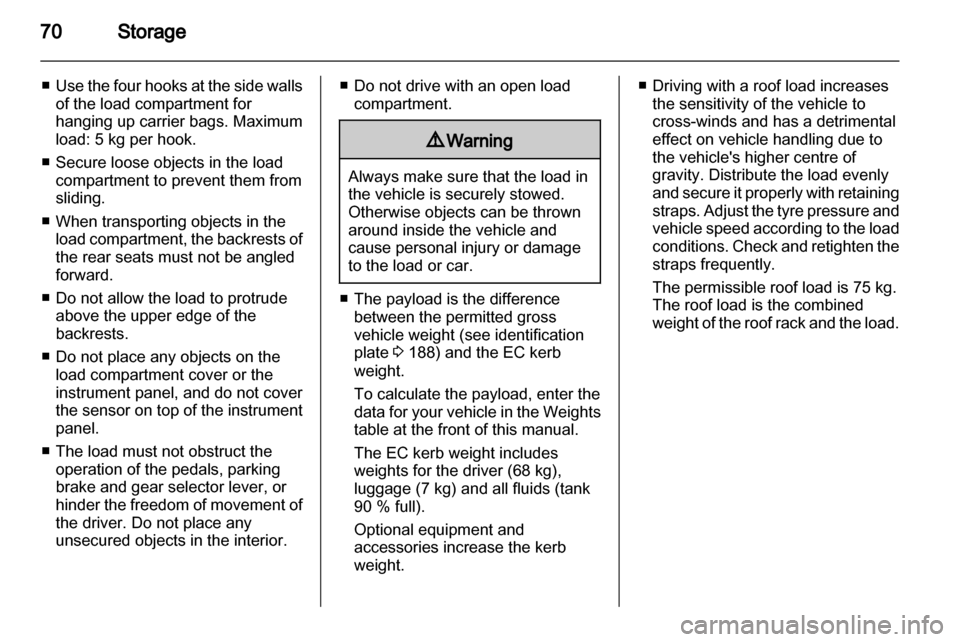 OPEL ASTRA J 2010.5  Owners Manual 
