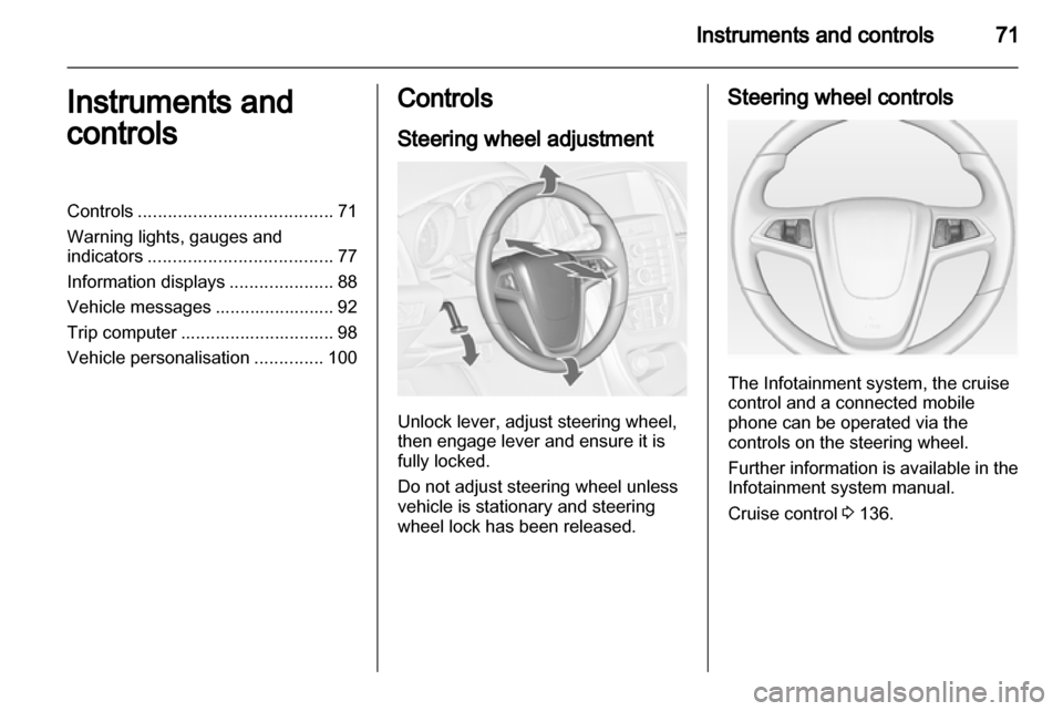 OPEL ASTRA J 2010.5  Owners Manual 