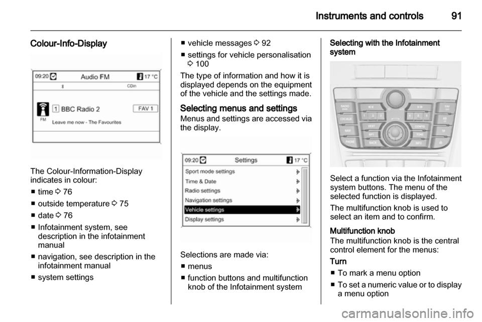 OPEL ASTRA J 2010.5  Owners Manual 