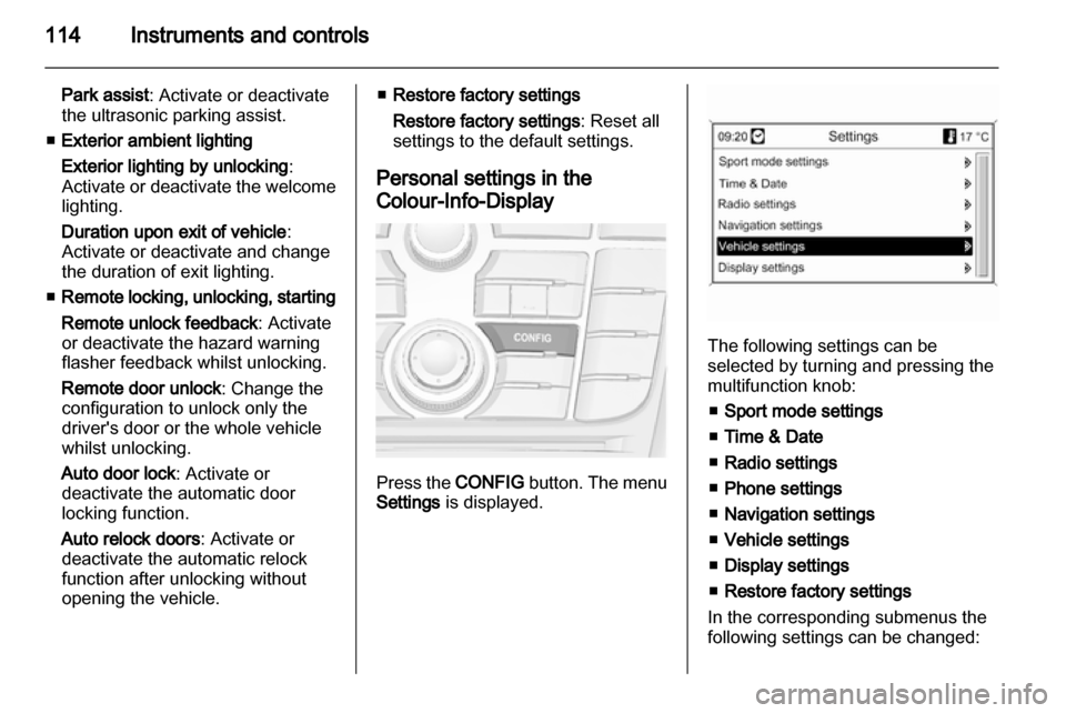 OPEL ASTRA J 2011  Owners Manual 