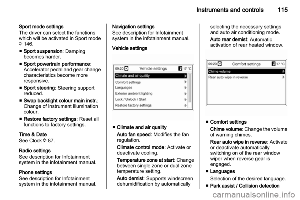 OPEL ASTRA J 2011  Owners Manual 