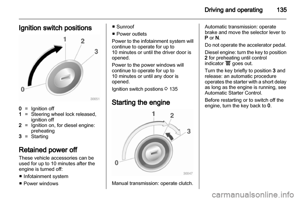 OPEL ASTRA J 2011  Owners Manual 