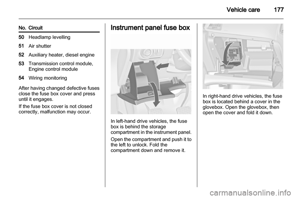 OPEL ASTRA J 2011  Owners Manual 
