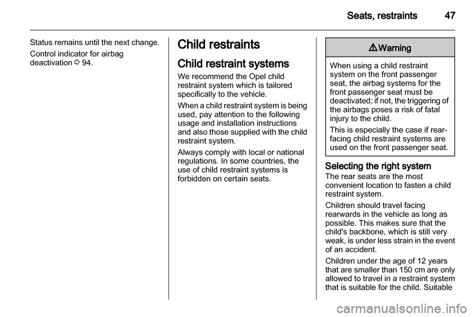 OPEL ASTRA J 2011  Owners Manual 
