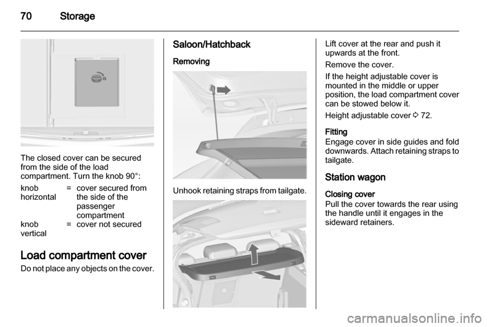 OPEL ASTRA J 2011  Owners Manual 