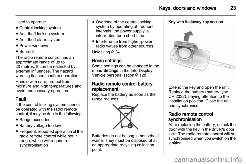 OPEL ASTRA J 2013  Manual user 