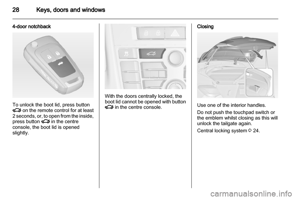 OPEL ASTRA J 2013  Manual user 