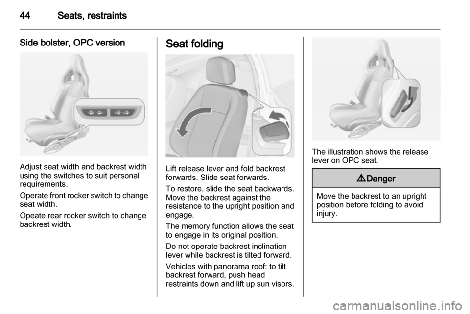 OPEL ASTRA J 2013  Owners Manual 