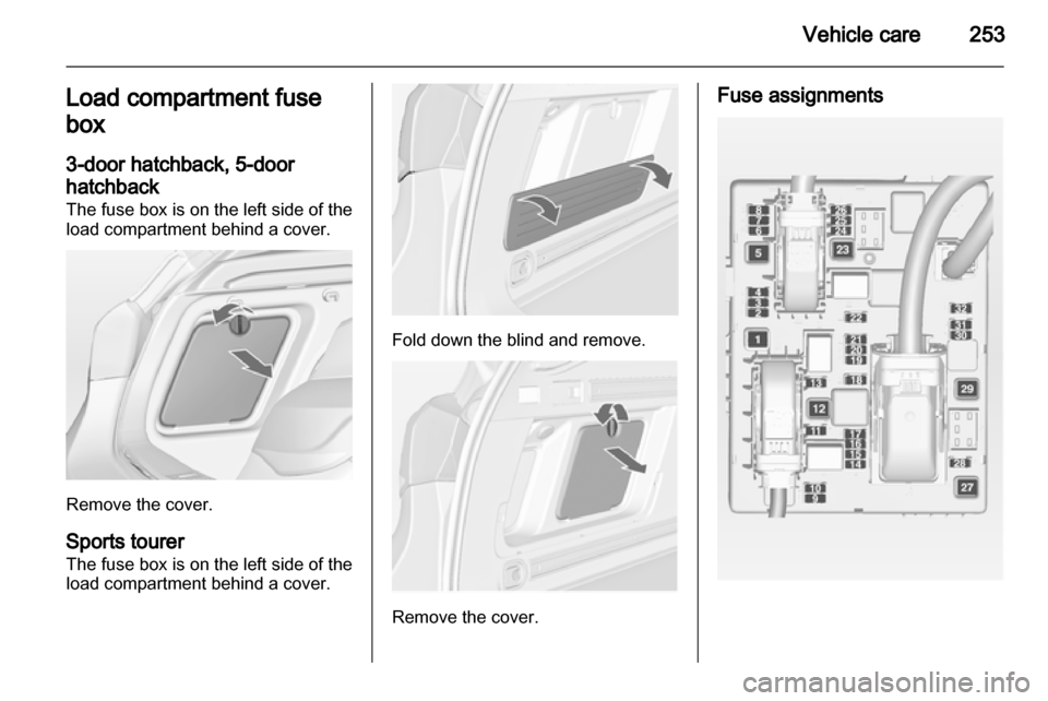 OPEL ASTRA J 2013.5  Owners Manual 