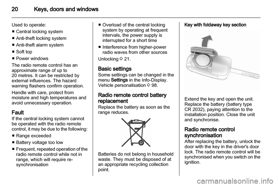 OPEL CASCADA 2013.5  Owners Manual 