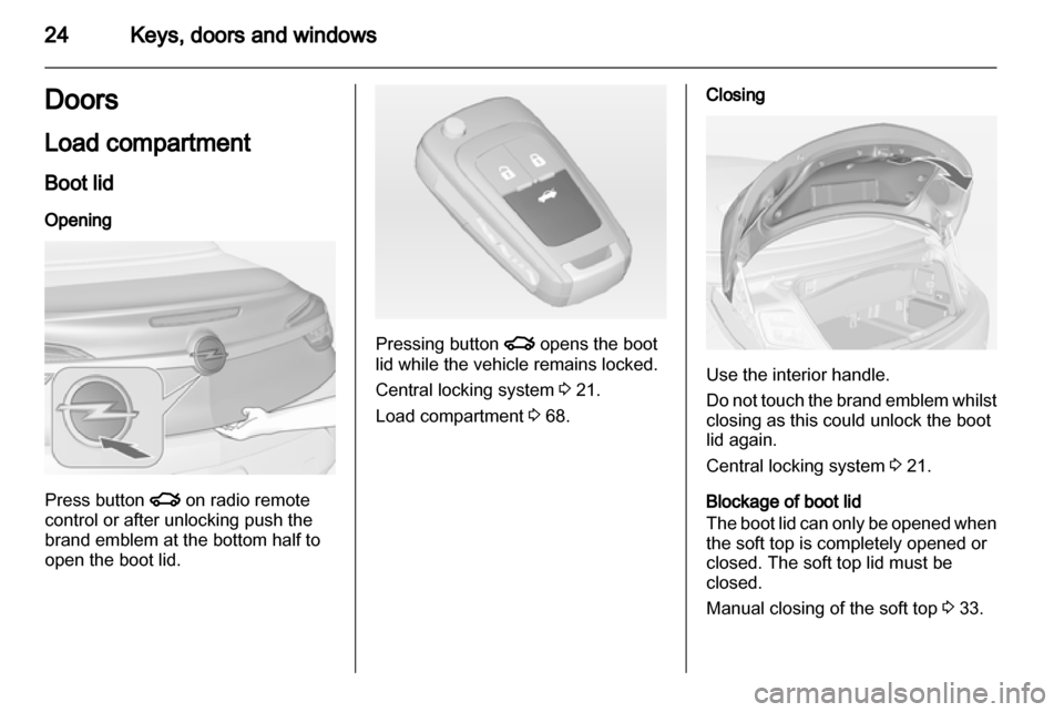 OPEL CASCADA 2013.5  Owners Manual 