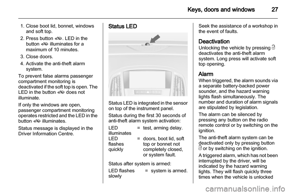 OPEL CASCADA 2013.5  Owners Manual 