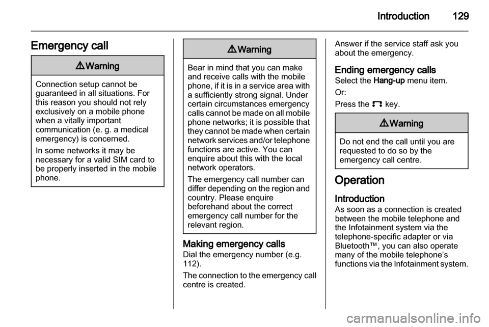 OPEL COMBO 2011  Infotainment system 
