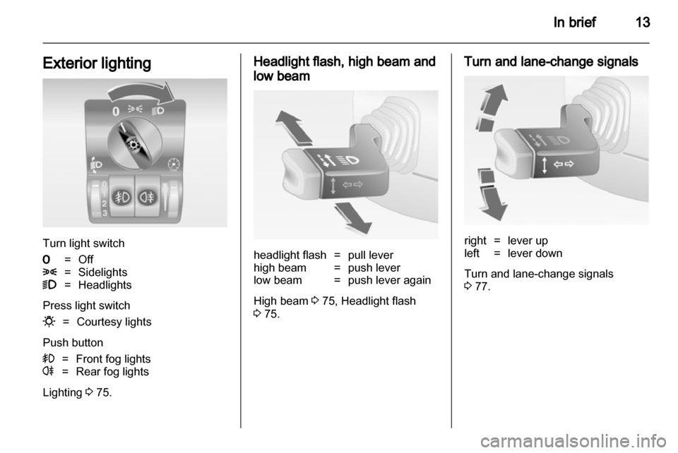 OPEL COMBO 2011.5  Owners Manual 