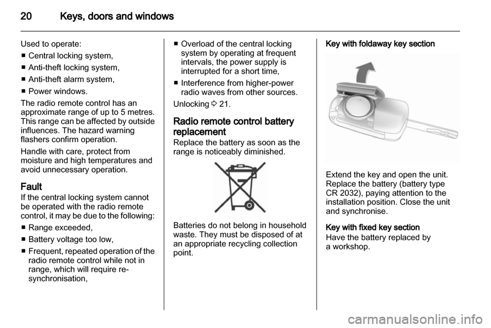 OPEL COMBO 2011.5  Owners Manual 
