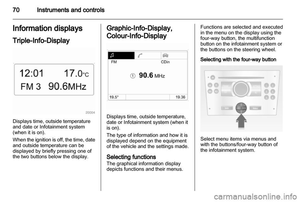 OPEL COMBO 2011.5  Owners Manual 