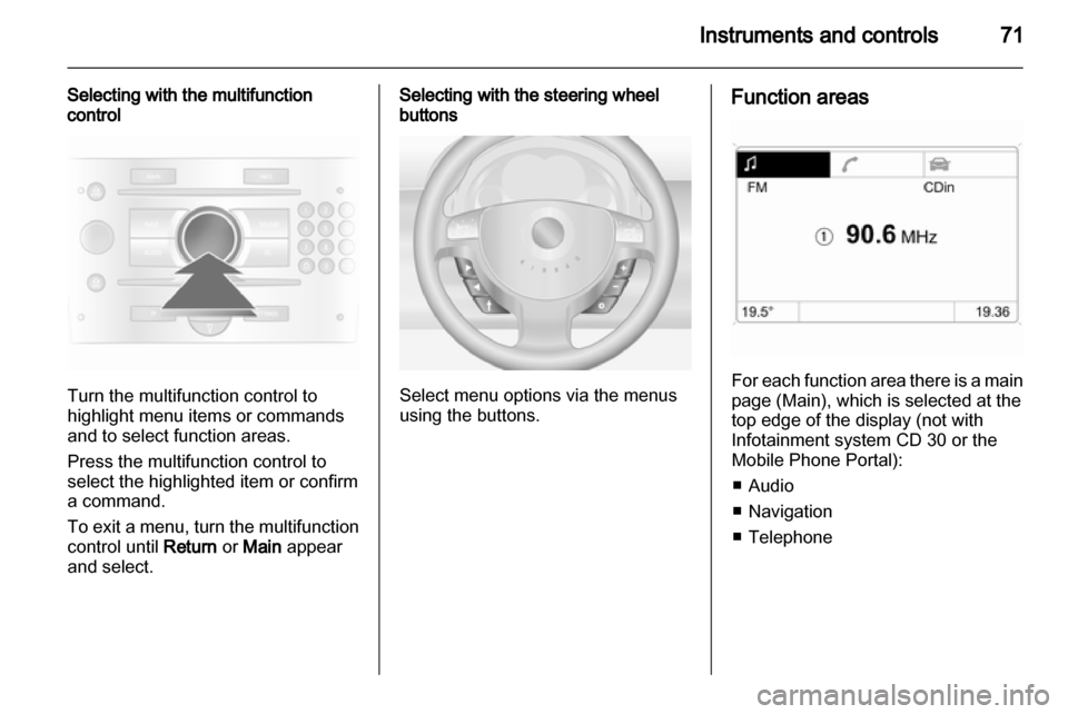 OPEL COMBO 2011.5  Owners Manual 