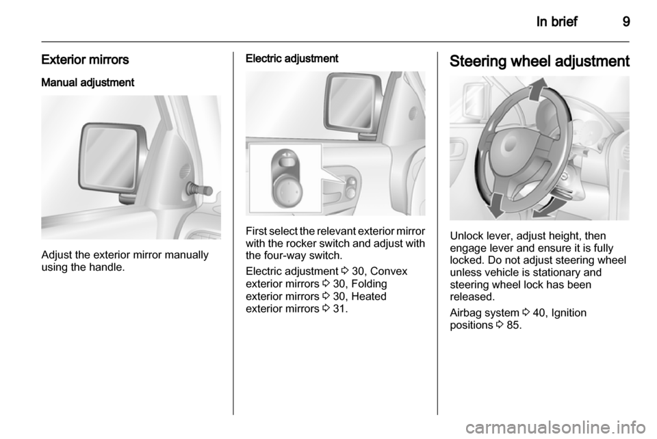 OPEL COMBO 2011.5  Owners Manual 