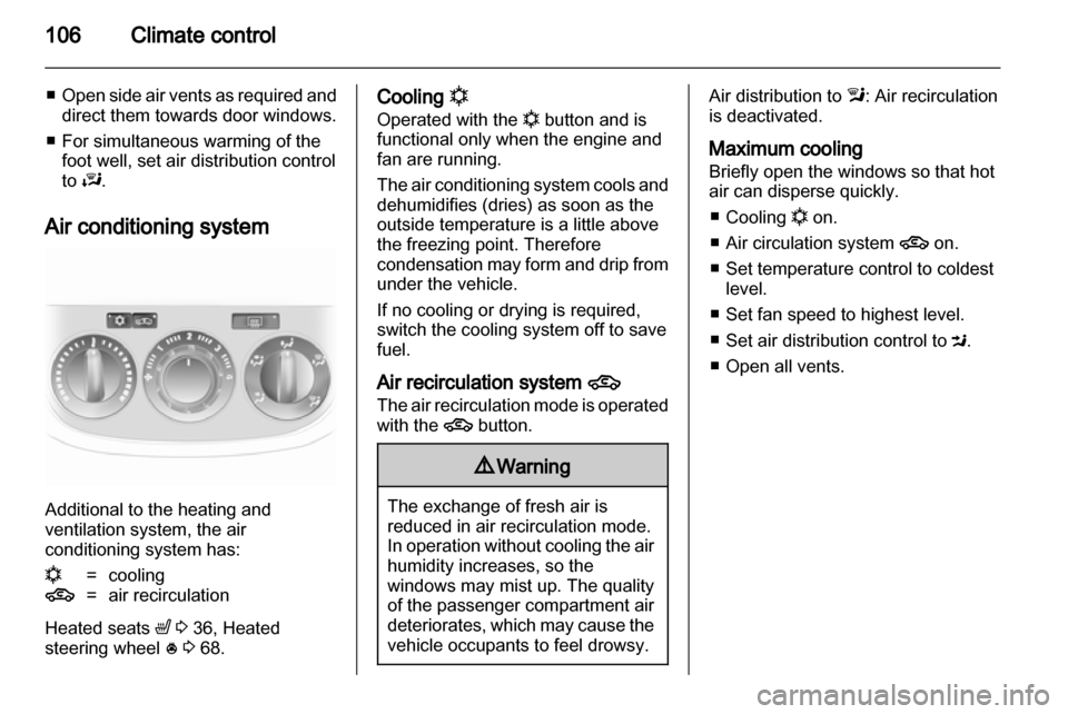 OPEL CORSA 2010.5  Owners Manual 