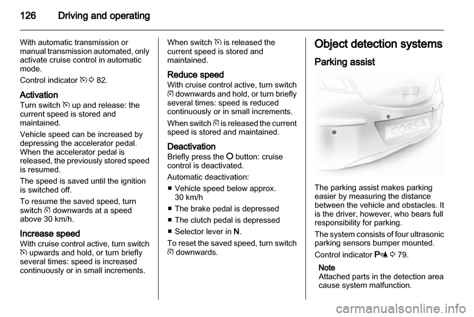 OPEL CORSA 2010.5  Owners Manual 