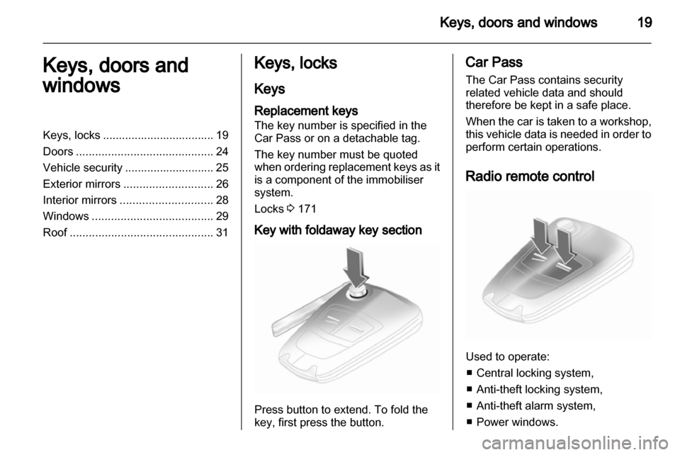 OPEL CORSA 2010.5  Owners Manual 