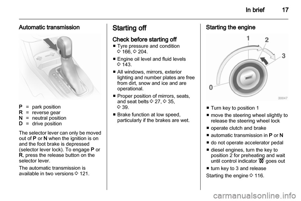 OPEL CORSA 2011  Owners Manual 