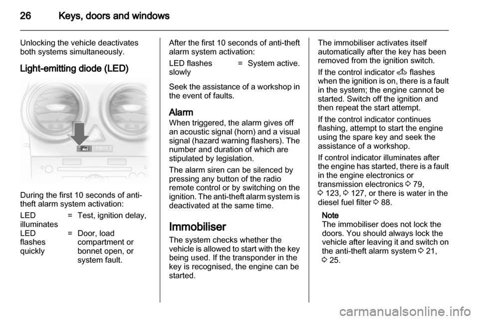 OPEL CORSA 2011  Owners Manual 