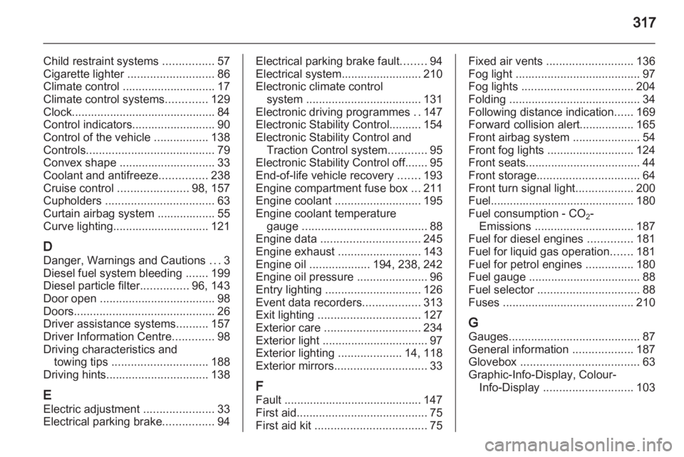 OPEL INSIGNIA 2013  Owners Manual 