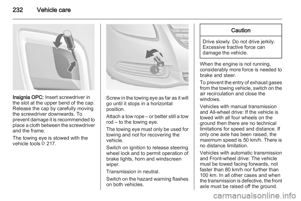 OPEL INSIGNIA 2013.5  Owners Manual 