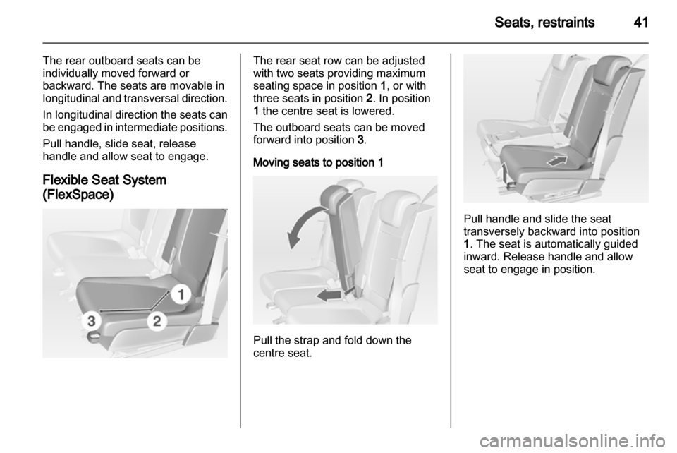 OPEL MERIVA 2011  Manual user 