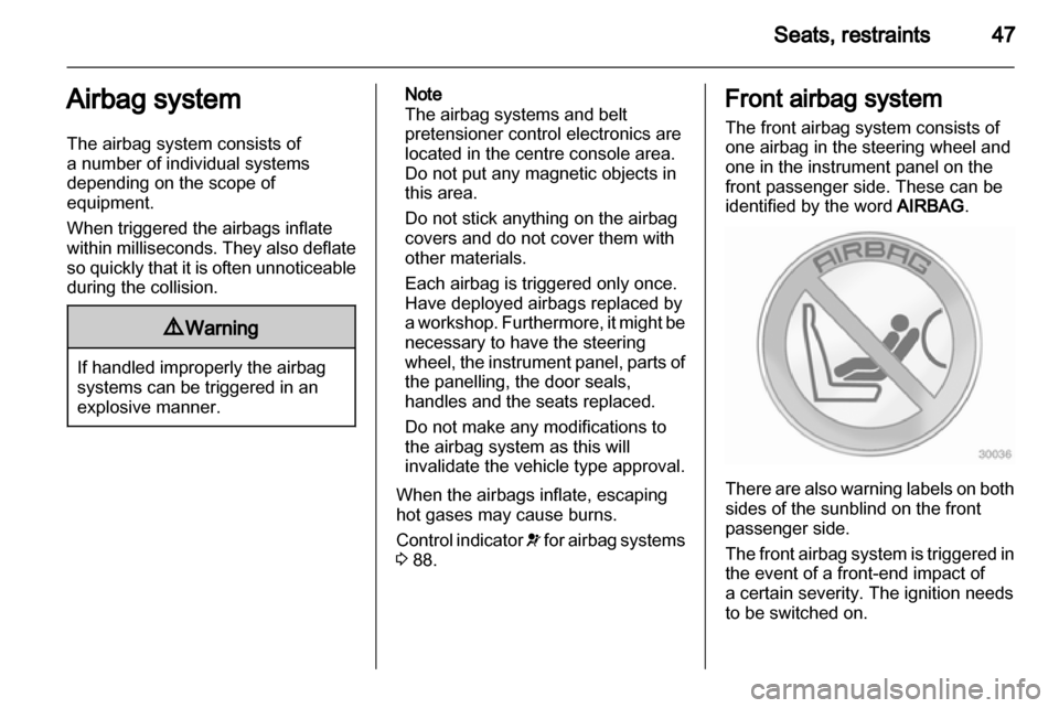 OPEL MERIVA 2011  Manual user 