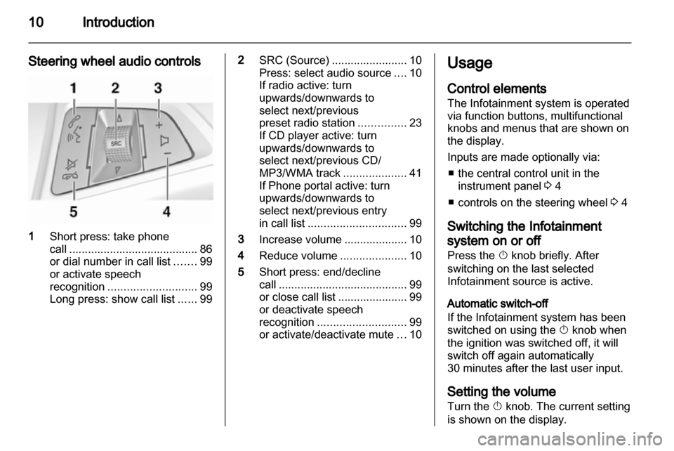 OPEL MERIVA 2011.5  Infotainment system 