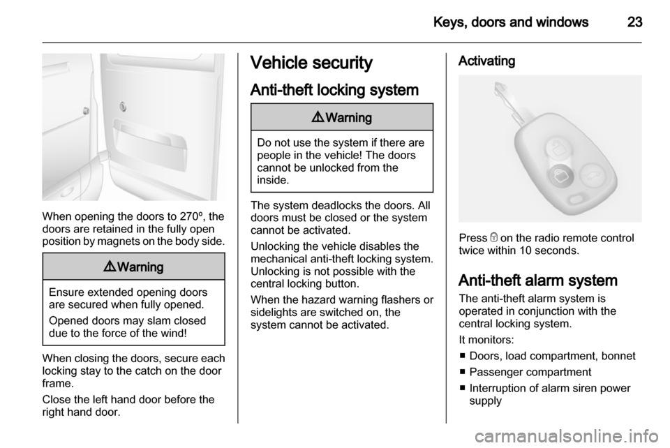 OPEL MOVANO_B 2011.5  Owners Manual 