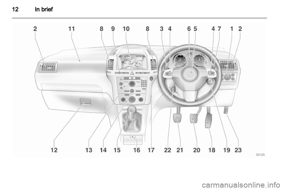 OPEL ZAFIRA 2010  Owners Manual 