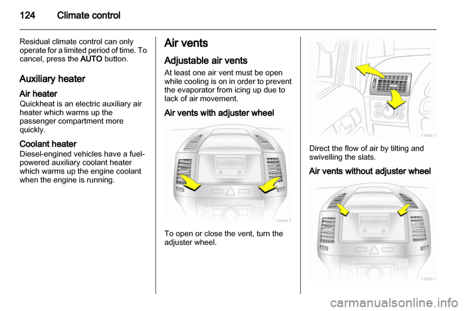 OPEL ZAFIRA 2010  Manual user 