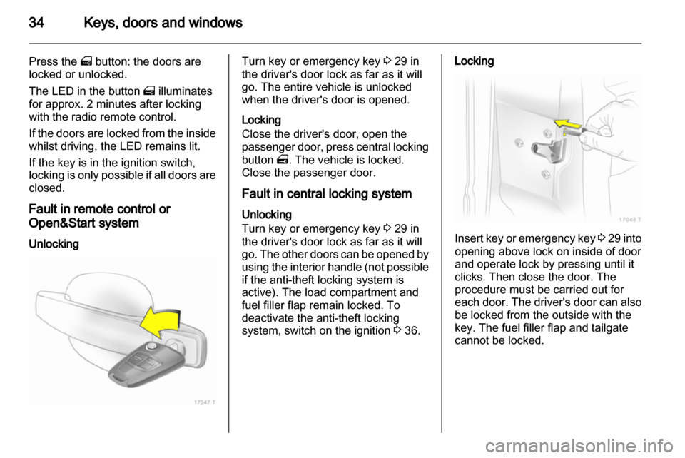 OPEL ZAFIRA 2010  Owners Manual 