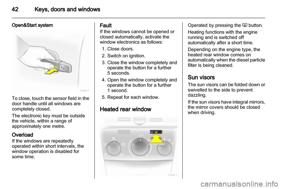 OPEL ZAFIRA 2010  Manual user 
